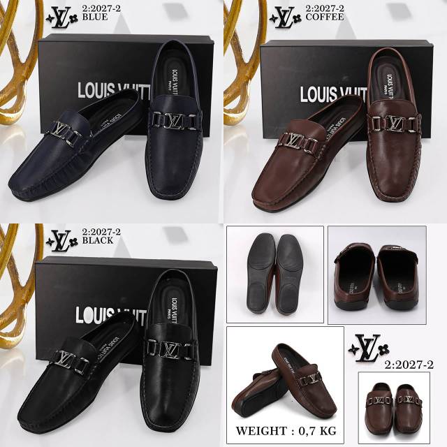 SEPATU SLOP PREMIUM MERK LV 
SERI :  2027-2