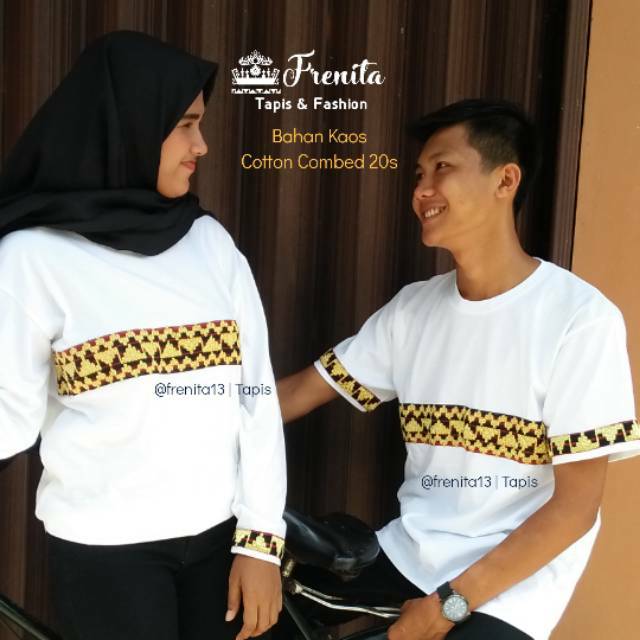 Kaos Couple Tapis Putih