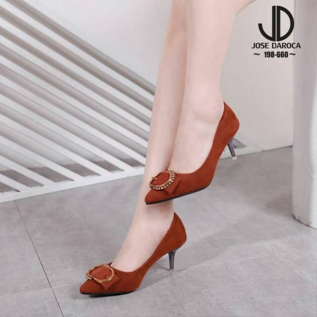 SEPATU HEELS WANITA IMPORT BATAM JD 198-660