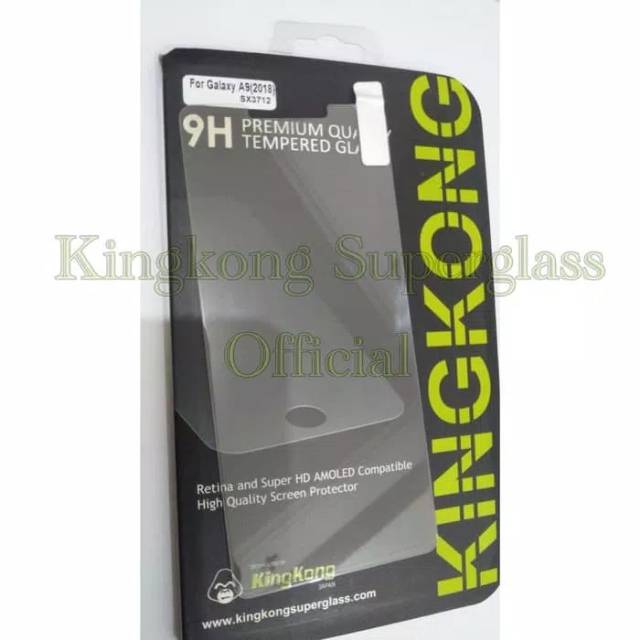 kingkong tempered glass Samsung A9 2018 anti gores screen guard