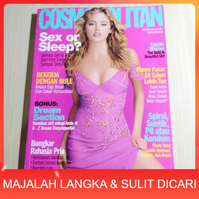 Majalah COSMOPOLITAN Nov 2001 ESTELLA WARREN Langka