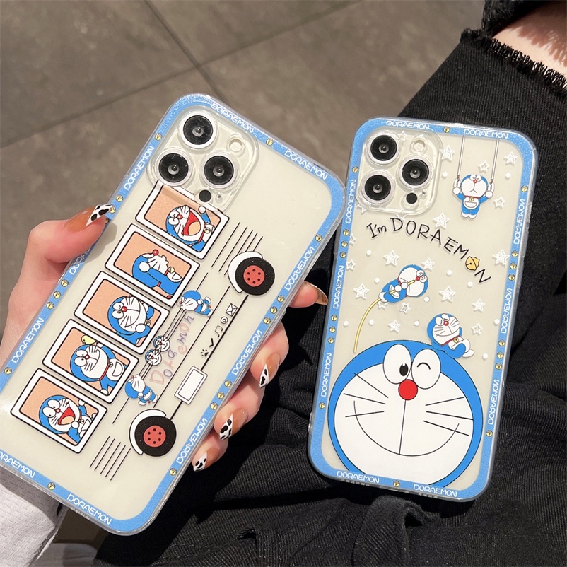 【Ready Stock】Infinix Hot 12 11 11s 10 10T 10i 10s NFC Play Infinix Note 12 G96 11s 11 Pro Hot 9 Play Infinix Smart 9 8 7 6 5 4 Pro Smart 5 2020 Zero 5G Case Anime Doraemon Lens protection Phone Case Silicone Soft Protective Cover