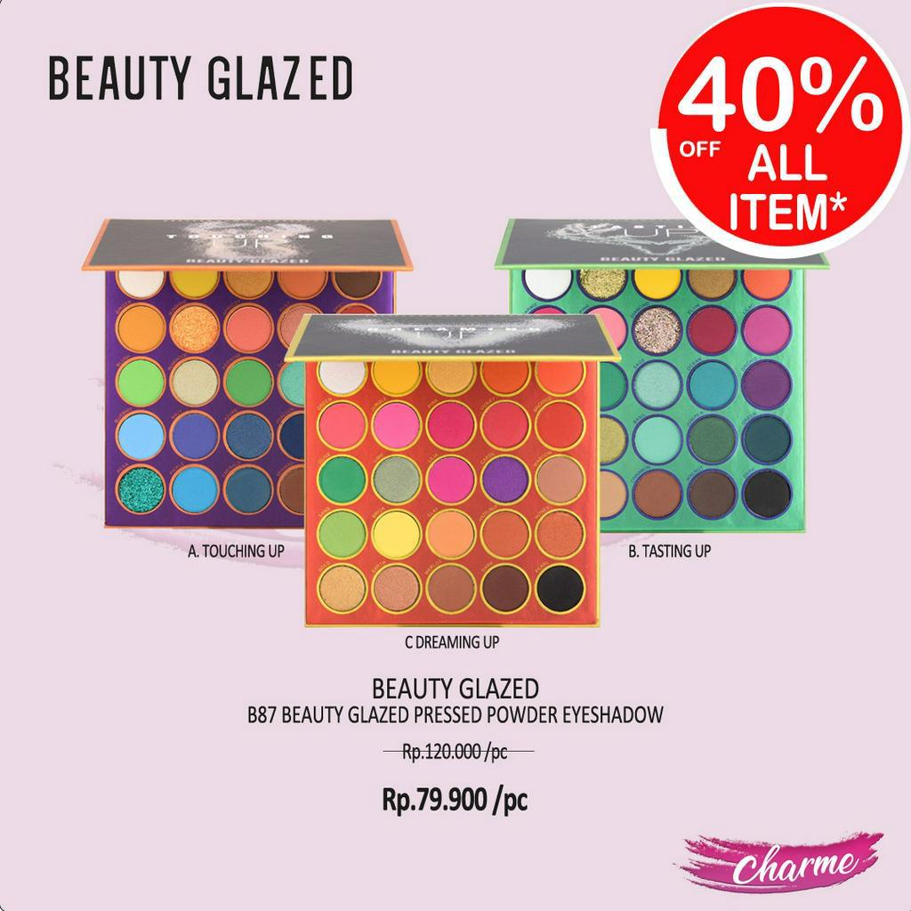 (READY &amp; ORI) Beauty Glazed Pressed Powder Eyeshadow Touching/Dreaming/Tasting Up B87