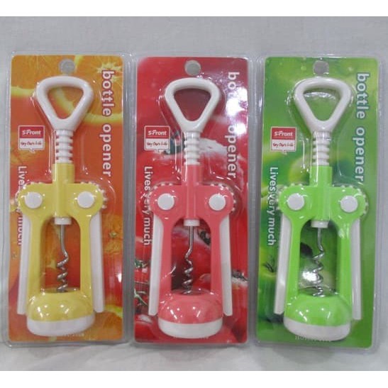 Alat Pembuka Botol Bottle Opener SILVER FRONT