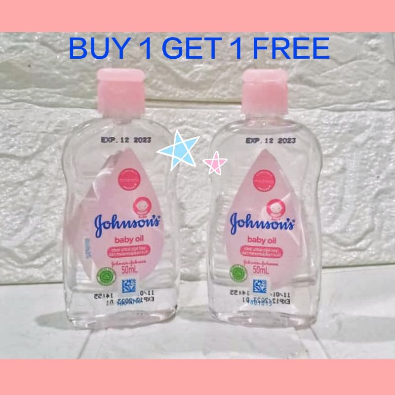 Johnson's Baby Oil 50 ml Buy 1 Get 1 FREE