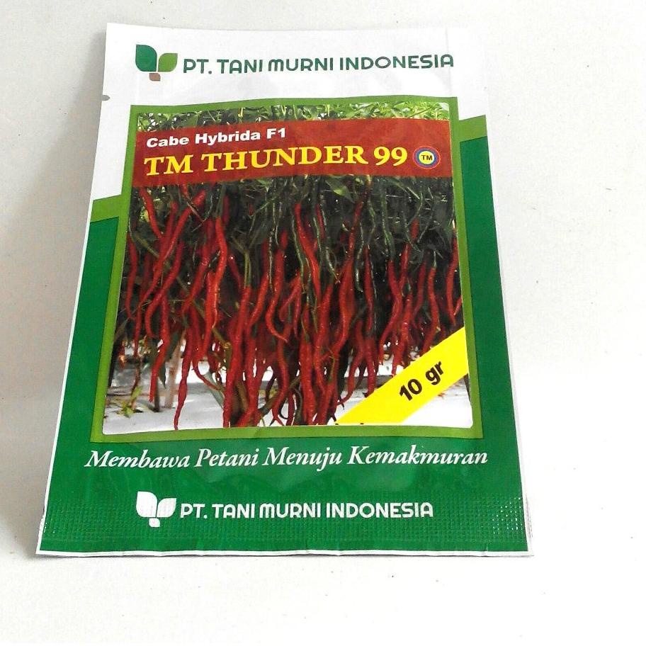 ✰ Bibit Cabai Tani Murni TM Thunder 99 Cabe Hibrida F1 - 10 gram ✹
