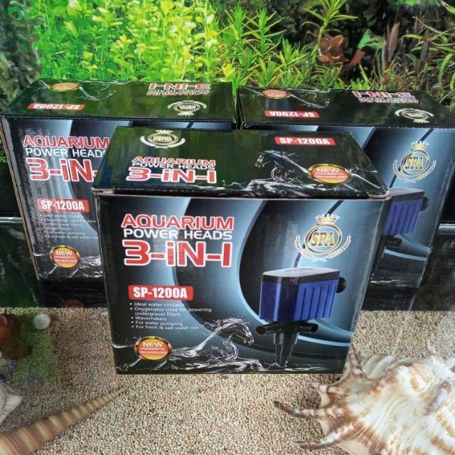 PROMO pompa murah SPA SP-1200A Pompa Celup Aquarium Aquascape Hidroponik Submersible Pump Power Head