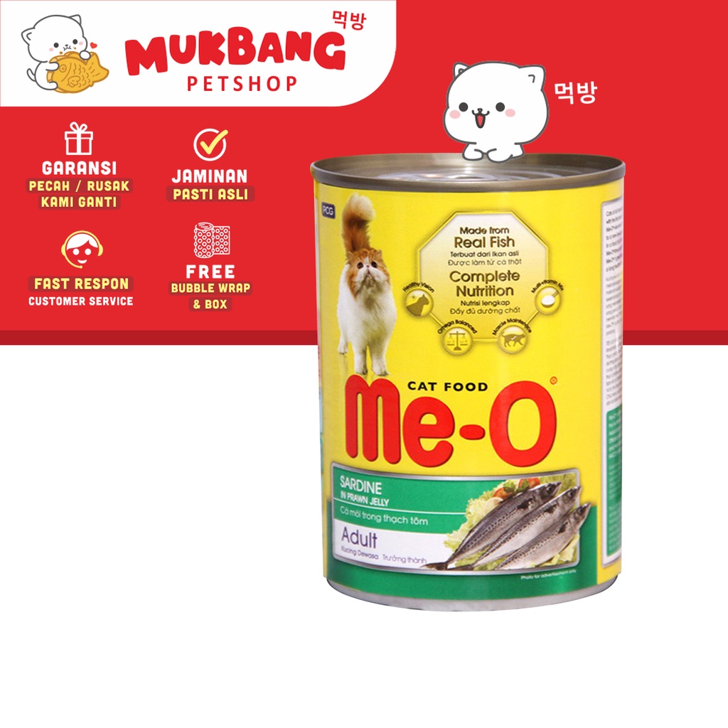 Meo Wetfood Kaleng 400 Gr Makanan Basah Kaleng Kucing Meo Wet Food Kaleng