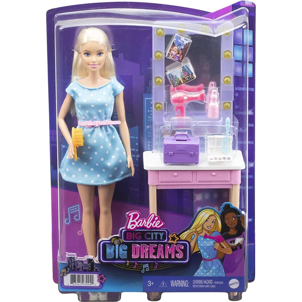 Barbie Big City Big Dreams Malibu Barbie Doll Playset