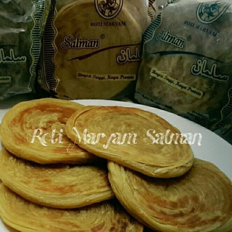 

Roti maryam salman asli rasa ORIGINAL 1 pack isi 5 roti mariam canai cane