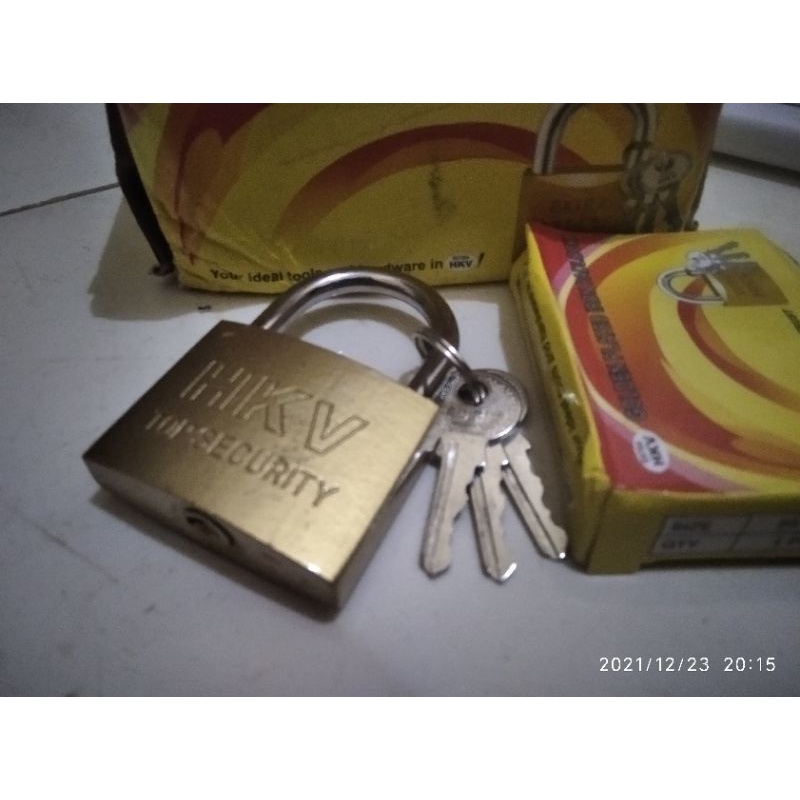 GEMBOK KUNING 50MM / GEMBOK KUNING / GEMBOK 50MM