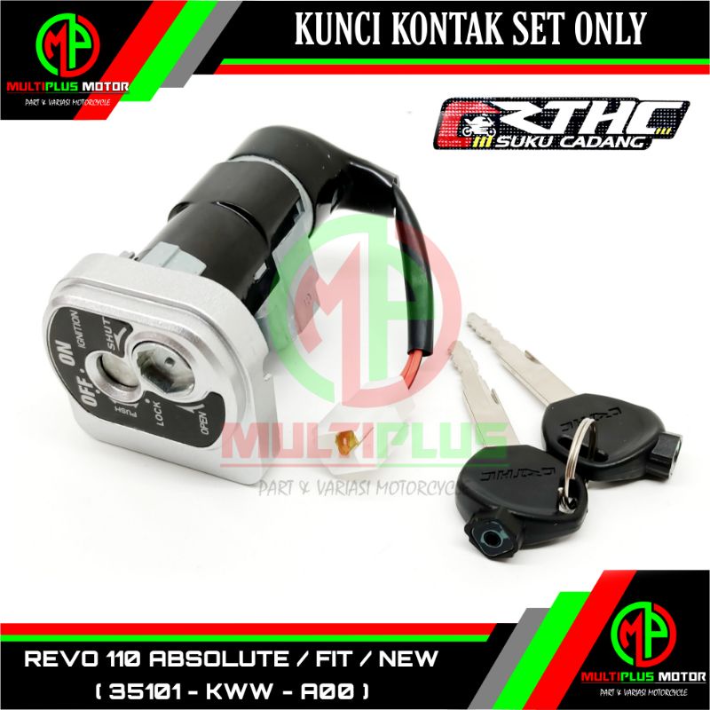 Kunci kontak Key set only REVO 110,REVO 110 NEW,REVO 110 ABSOLUTE,ABSOLUTE REVO FIT 110 KARBU