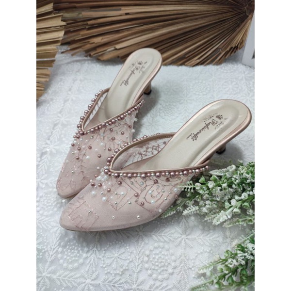 sepatu Anaya rosegold tinggi 5cm