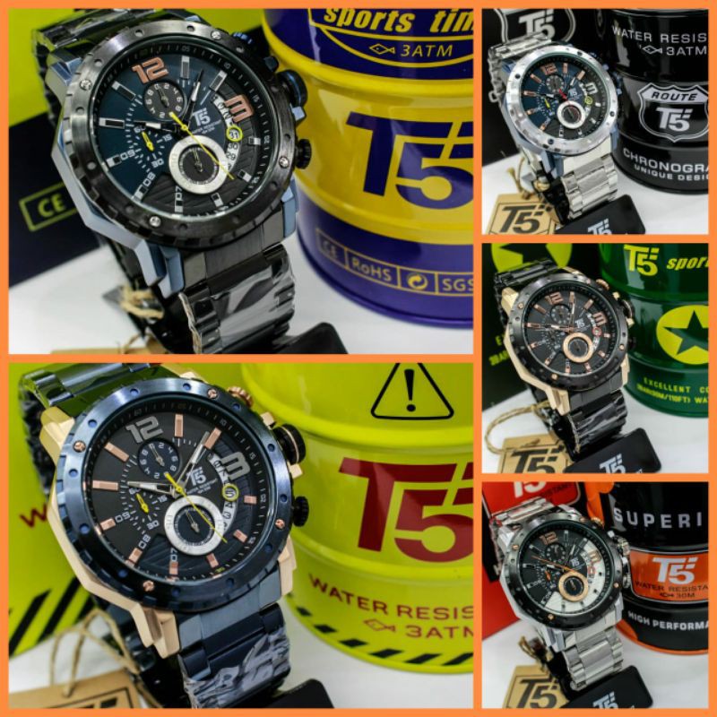 [ COD ] JAM TANGAN PRIA T5 H3746G ORIGINAL BAYAR DI TEMPAT