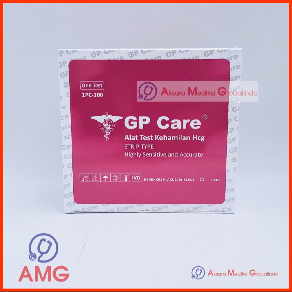 TES KEHAMILAN GP CARE ISI 50 PCS /BOX TEST PACK TES PACK #AMG