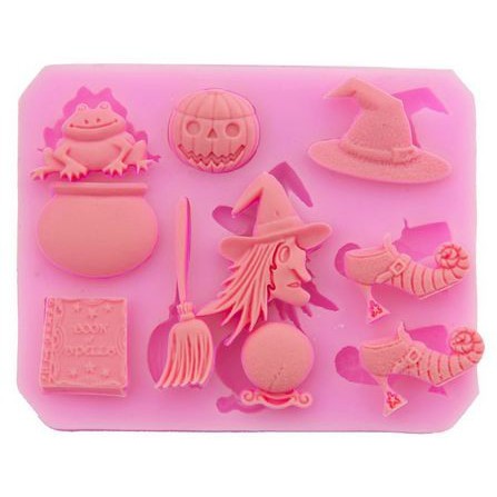 3D Silicon Mold Fondant Cake Decoration - Halloween Thema