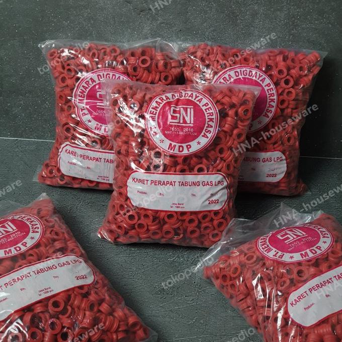 PROMO KARET SIL SEAL TABUNG GAS ELPIJI / LPG 3KG 5,5KG 12KG SNI ISI 1000 PCS ORIGINAL