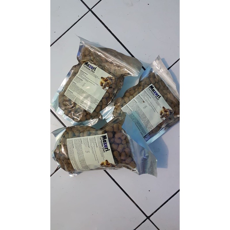 mazuri tortoise makanan kura kura darat repack 500 gram