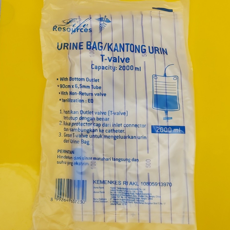 Urine Bag T-VALVE.  Urin Bag T VALVE.  Urine Beg.