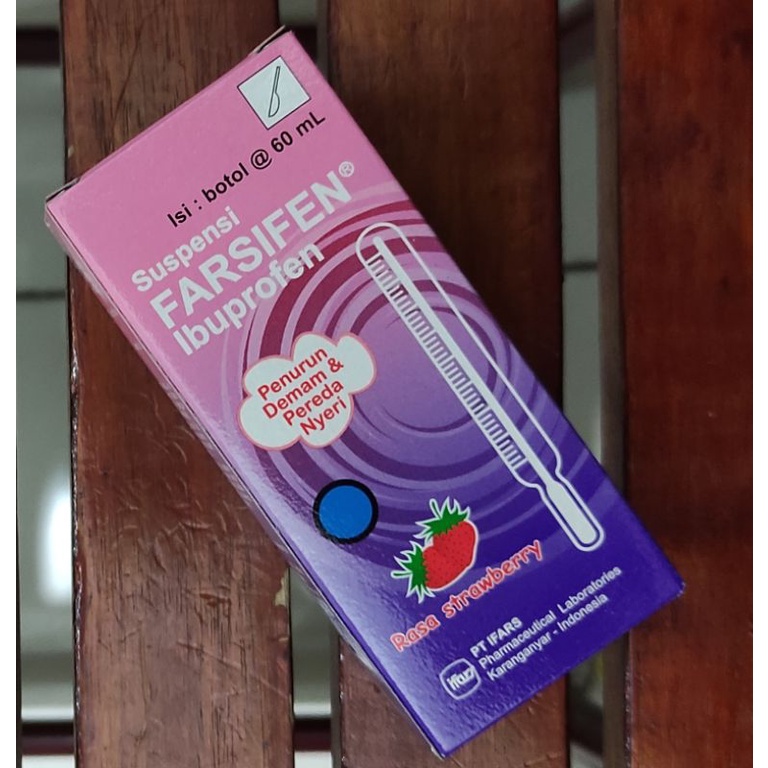 Farsifen 60 Ml / Ibuprofen 100 Mg / Penghilang Nyeri / Sakit Kepala / Sakit Gigi / Demam