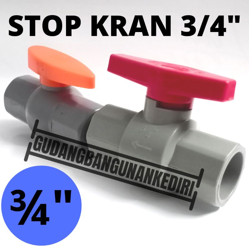 Stop Kran 3/4&quot; HSS VPR HPP Ball Valve 3/4&quot; Setop kran 3/4&quot; Stop Kran PVC 3/4&quot; VPR HPP