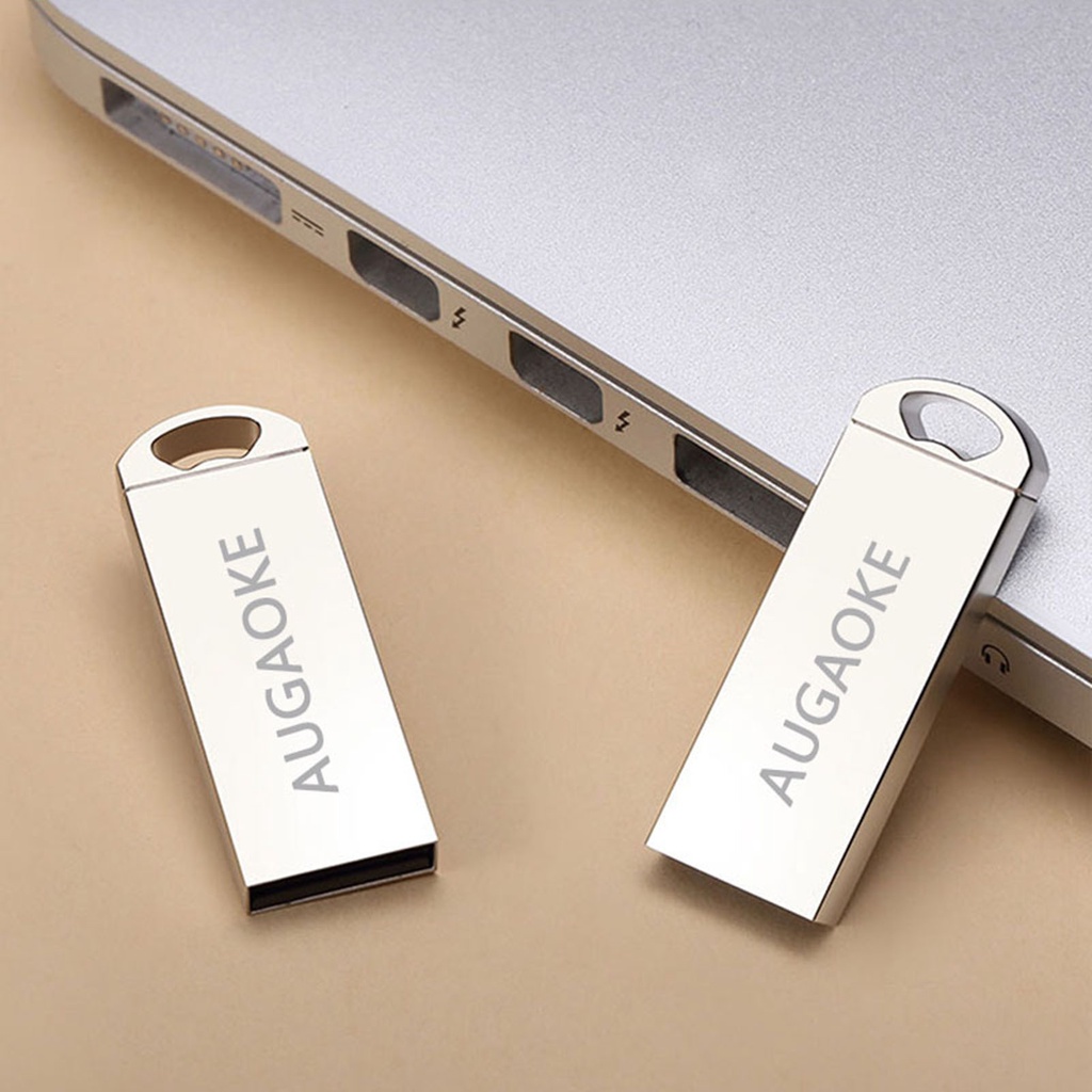 (Huluboy) Flashdisk USB 3.0 256GB 512GB 1TB 2TB AUGAOKE U Disk Universal Kecepatan Tinggi Untuk Komputer