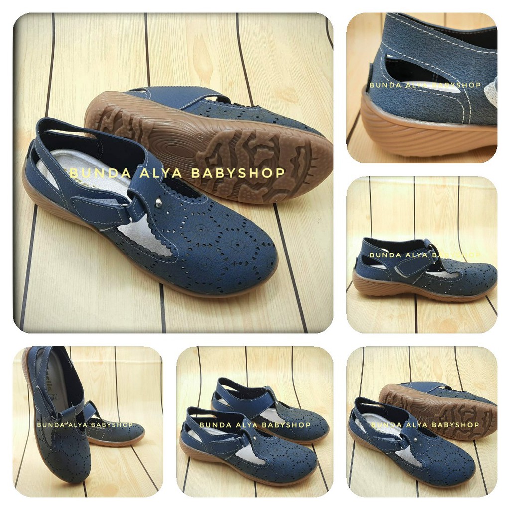 Sepatu Kerja Wanita NAVY Size 37 - 40 - Sepatu Cewek Formal Semi Formal - Sepatu Perempuan Casual