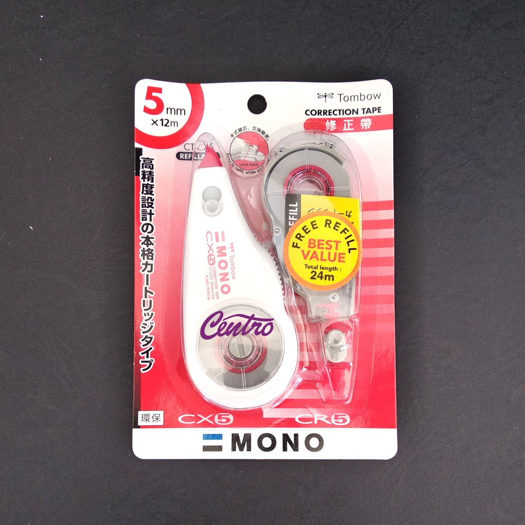 

Tombow Mono Correction Tape + Refill Tip-ex kertas 12M