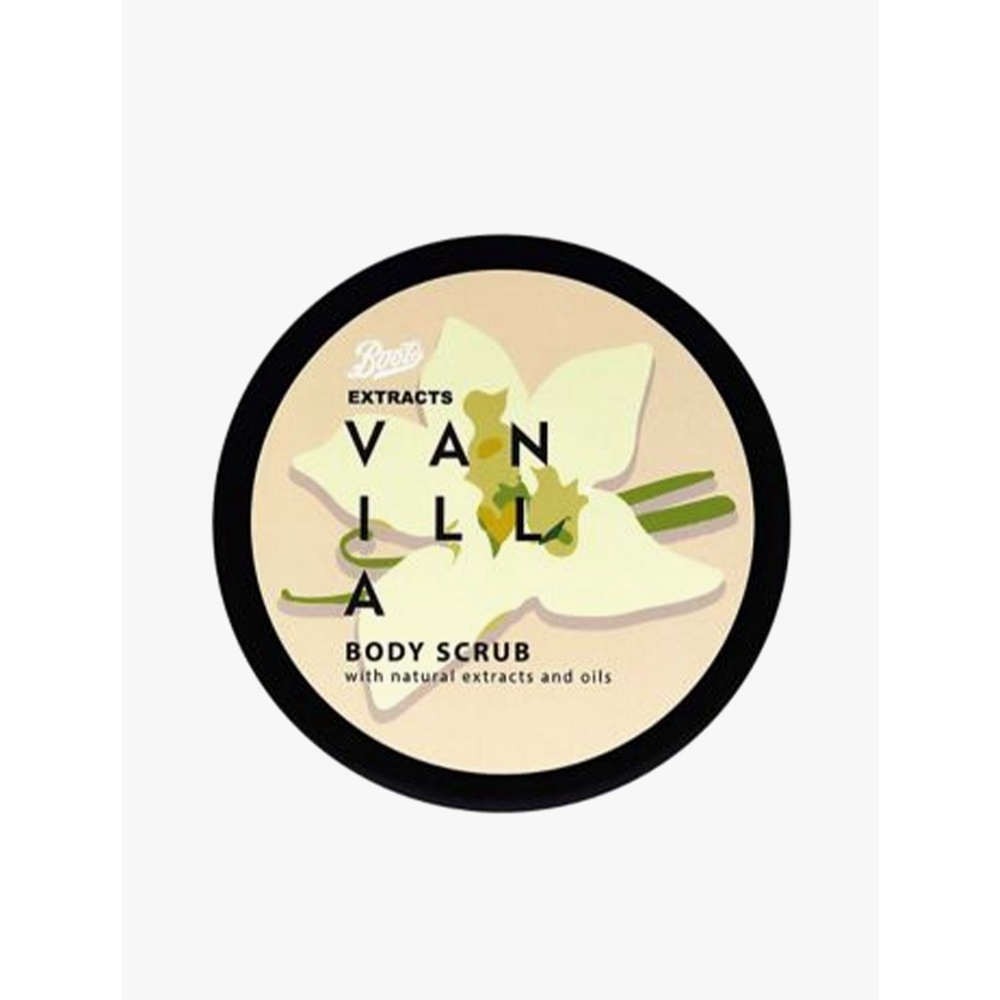 Jual BOOTS EXTRACTS VANILLA BODY SCRUB 250 ML Shopee Indonesia
