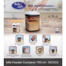 Baby Safe MC001 MC002 MC003 Milk Powder Container| Baby Safe Milk Powder Container / Tempat Susu Bubuk Formula/ Wadah susu MC001 400gr MC002 800gr MC003 700gr