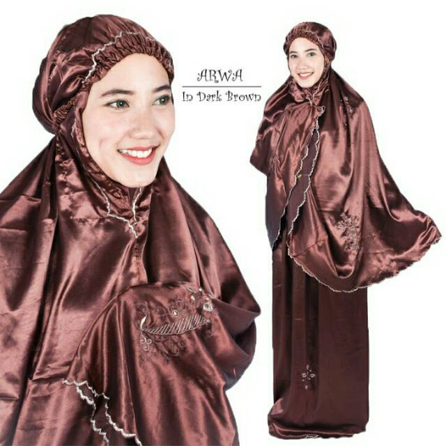 Mukena Silky bordir Arwa