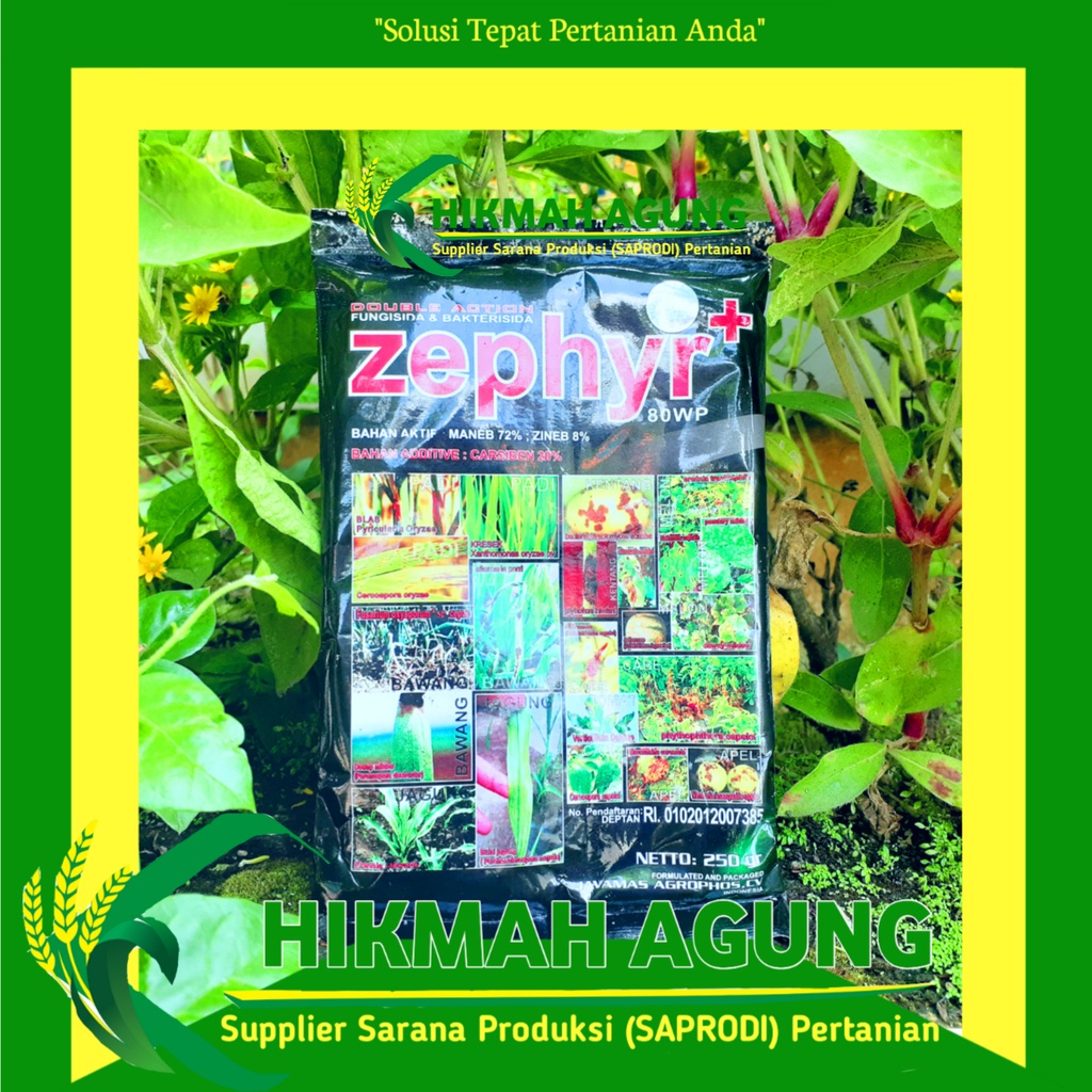 

ZEPHYR 60WP 250GR - FUNGISIDA DAN BAKTERISIDA