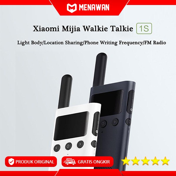 Xiaomi Mijia Smart Walkie Talkie 1S FM Radio HT Intercom Original