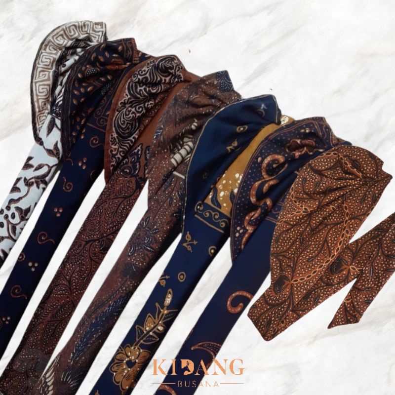 Udeng Bali Batik Setengah Jadi | Udeng Batik | Udeng Bali Murah
