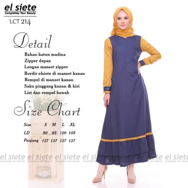 Gamis elsiete LCT 214 Katun Madinah