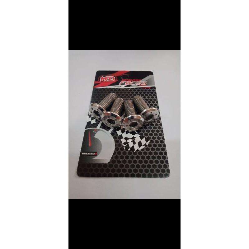 Baut Disc Cakram Piringan Honda Yamaha Suzuki Kawasaki Universal Probolt Stainless Steel 1set 4biji