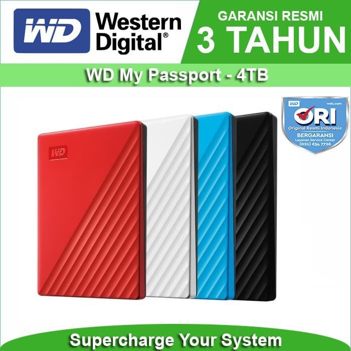 WD My Passport 2TB - HD HDD Hardisk Eksternal External 2.5&quot; USB 3.0