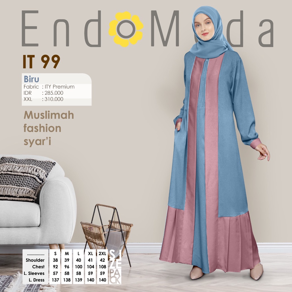 SLE Gamis Muslimah Endomoda IT 99