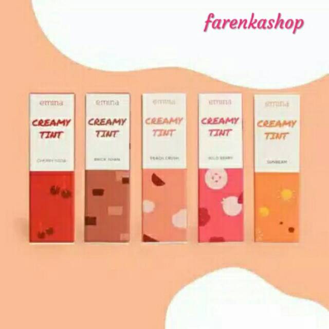 Emina creamytint / lip tint / lip tint emina