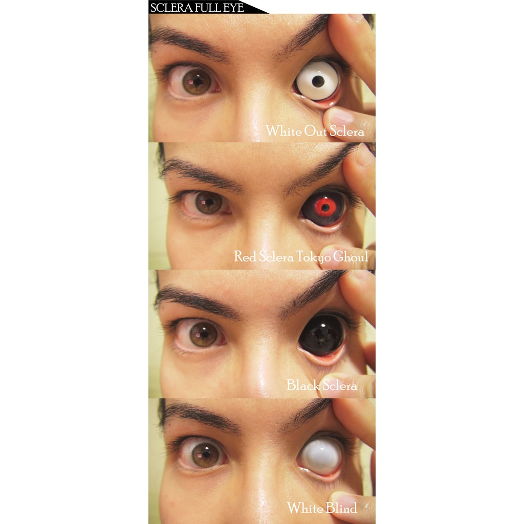 Softlens Cosplay Halloween - Scelera Full Eyes