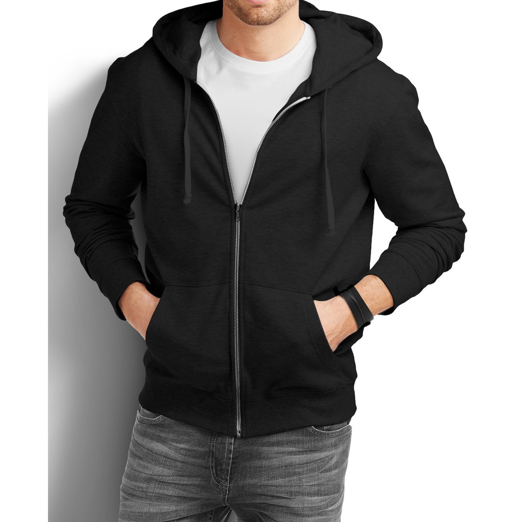 FORTGLASS SWEATER PRIA POLOS HOODIE ZIPPER JAKET COWOK LENGAN PANJANG DISTRO