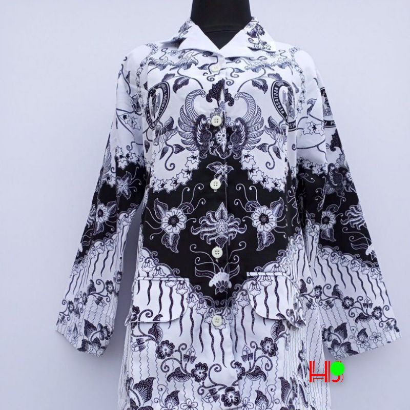 KEMEJA BATIK PGRI WANITA LENGAN PANJANG-BAJU BATIK PGRI WANITA-BAJU PGRI UNTUK WANITA LENGAN PANJANG