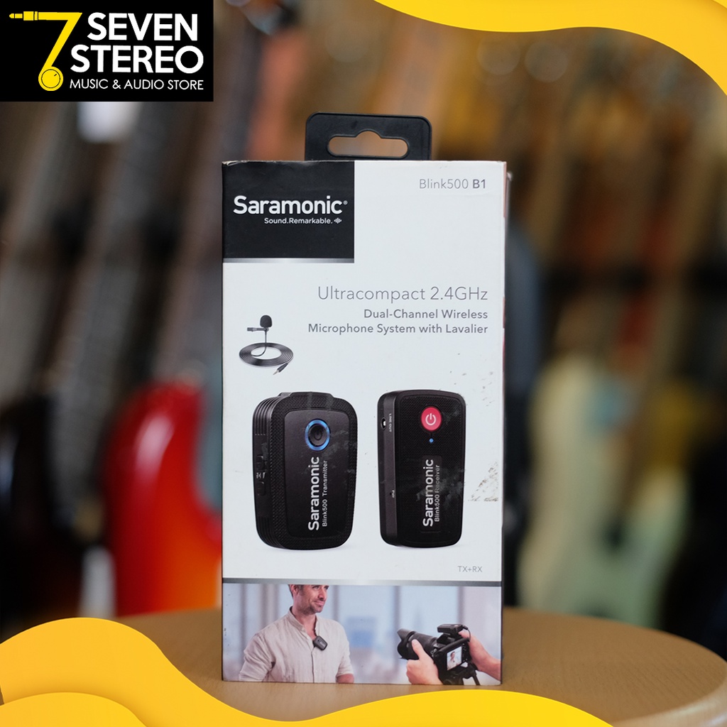 Saramonic BLINK 500 B1 TX+RX Wireless Mic for Camera &amp; Mobile ORIGINAL