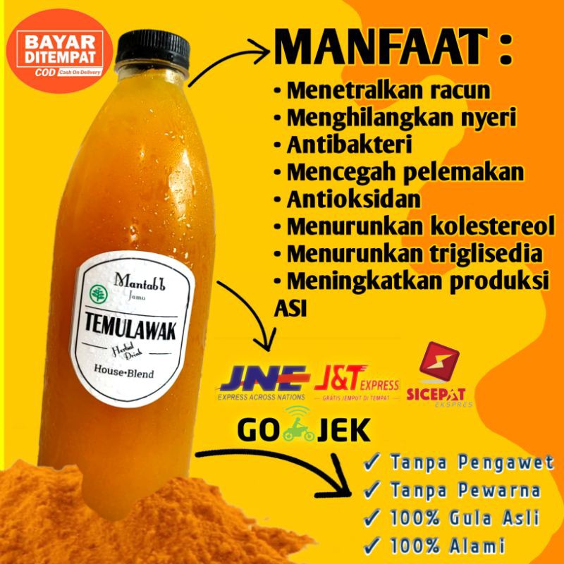 

Jamu Mantab'b Temulawak 600ml | Minuman Tradisional | Minuman Menyehatkan | HerbalDrink