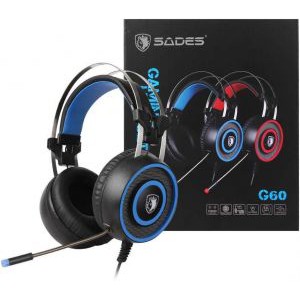 Headphone Gaming Sades G60 7.1 Surround Sound - Headset sades G-60
