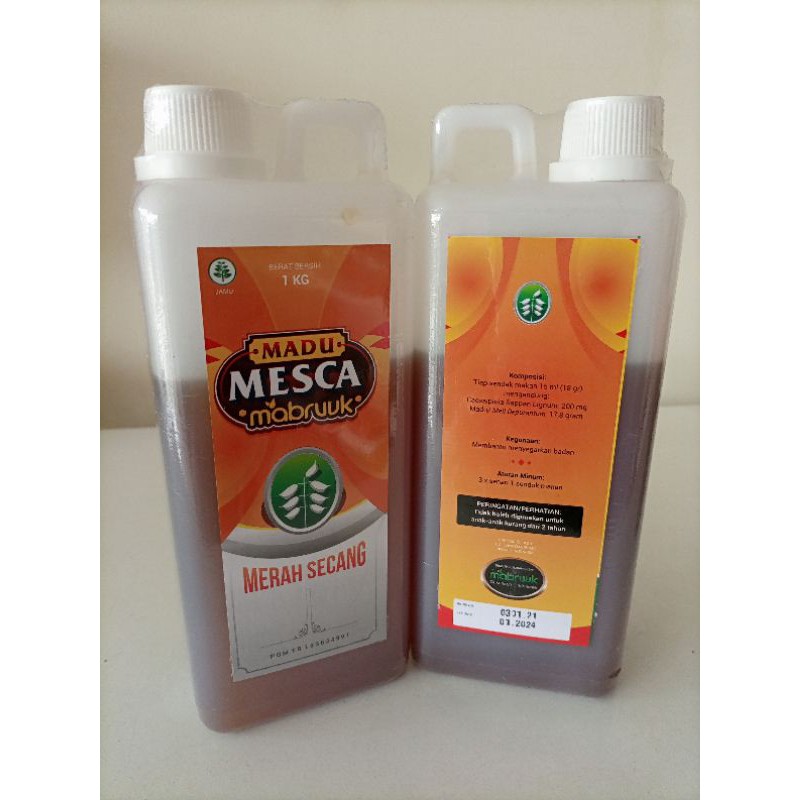 

Madu Merah Secang Mesca Mabruk