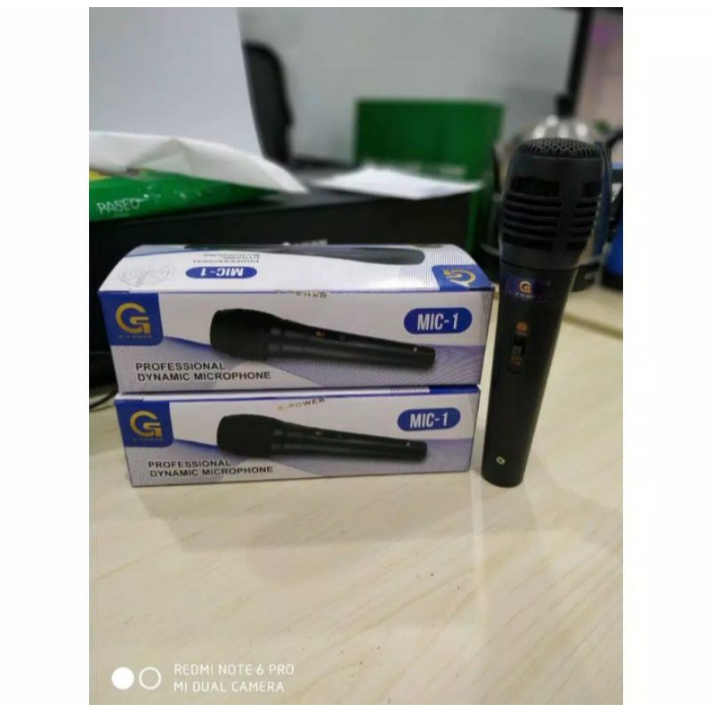 Microphone Mic 1 GPower Mic Kabel Microphon Karaoke Vocal audio Sound