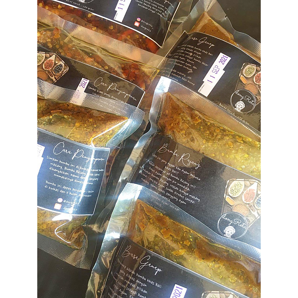 

BASE GENEP & BUMBU RAJANG PACKING HEMAT