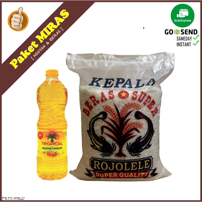 Paket Sembako (Beras 5Liter dan Minyak 1Liter)