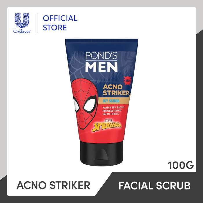 Pond's Men Acno Striker Icy Scrub (Spider Man) - 100g